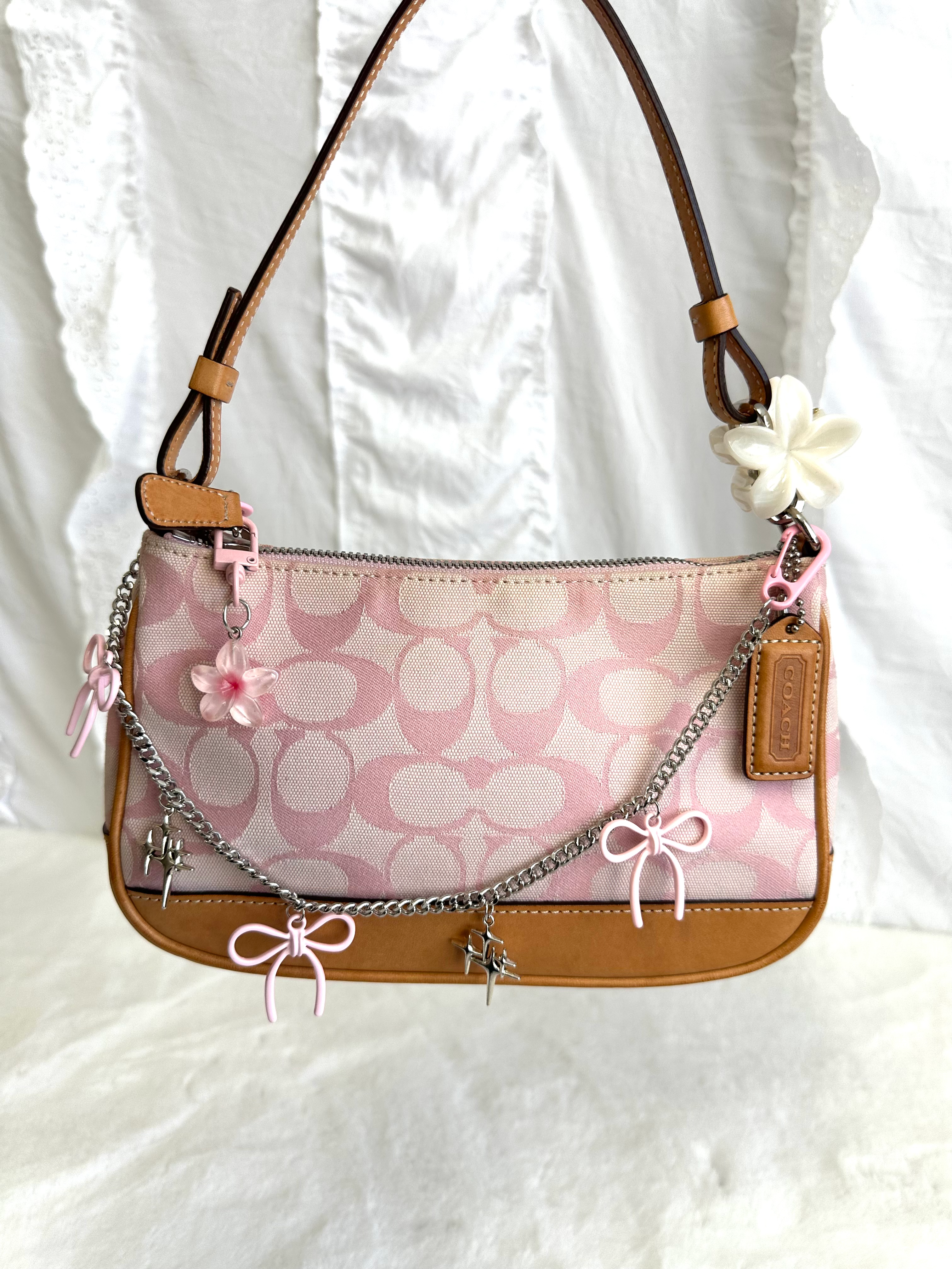 2003 Vintage Coach Baby Pink Demi Bag
