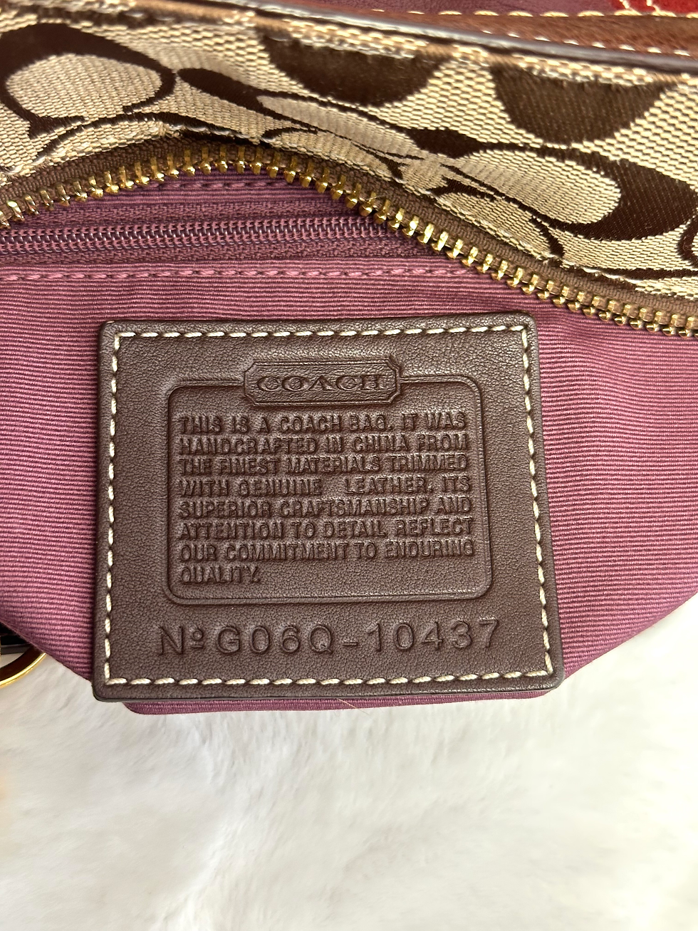 Thumbnail: 2006 Vintage Coach Patchwork Tote