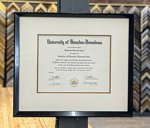 Houston Diploma Framing.jpg