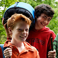 Group of Friends Going on Excursion