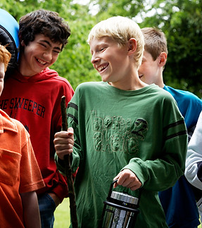 Group of Friends Going on Excursion