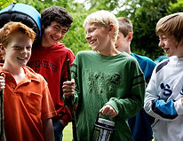 Group of Friends Going on Excursion