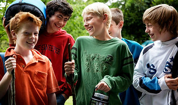 Group of Friends Going on Excursion