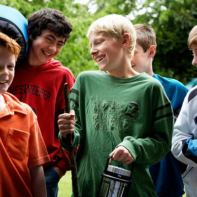 Group of Friends Going on Excursion