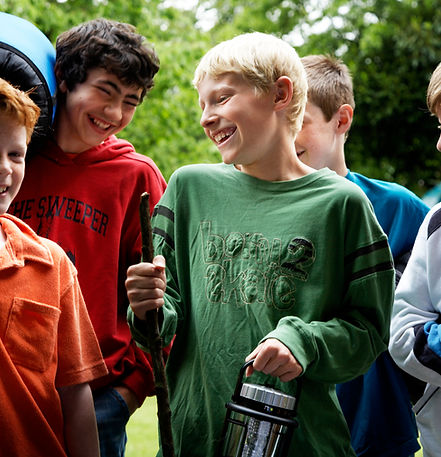 Group of Friends Going on Excursion