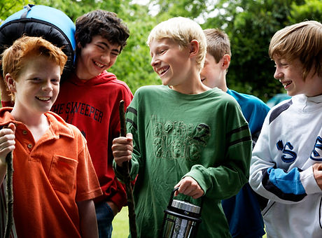 Group of Friends Going on Excursion