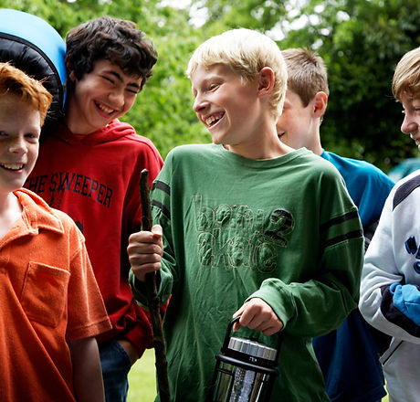 Group of Friends Going on Excursion