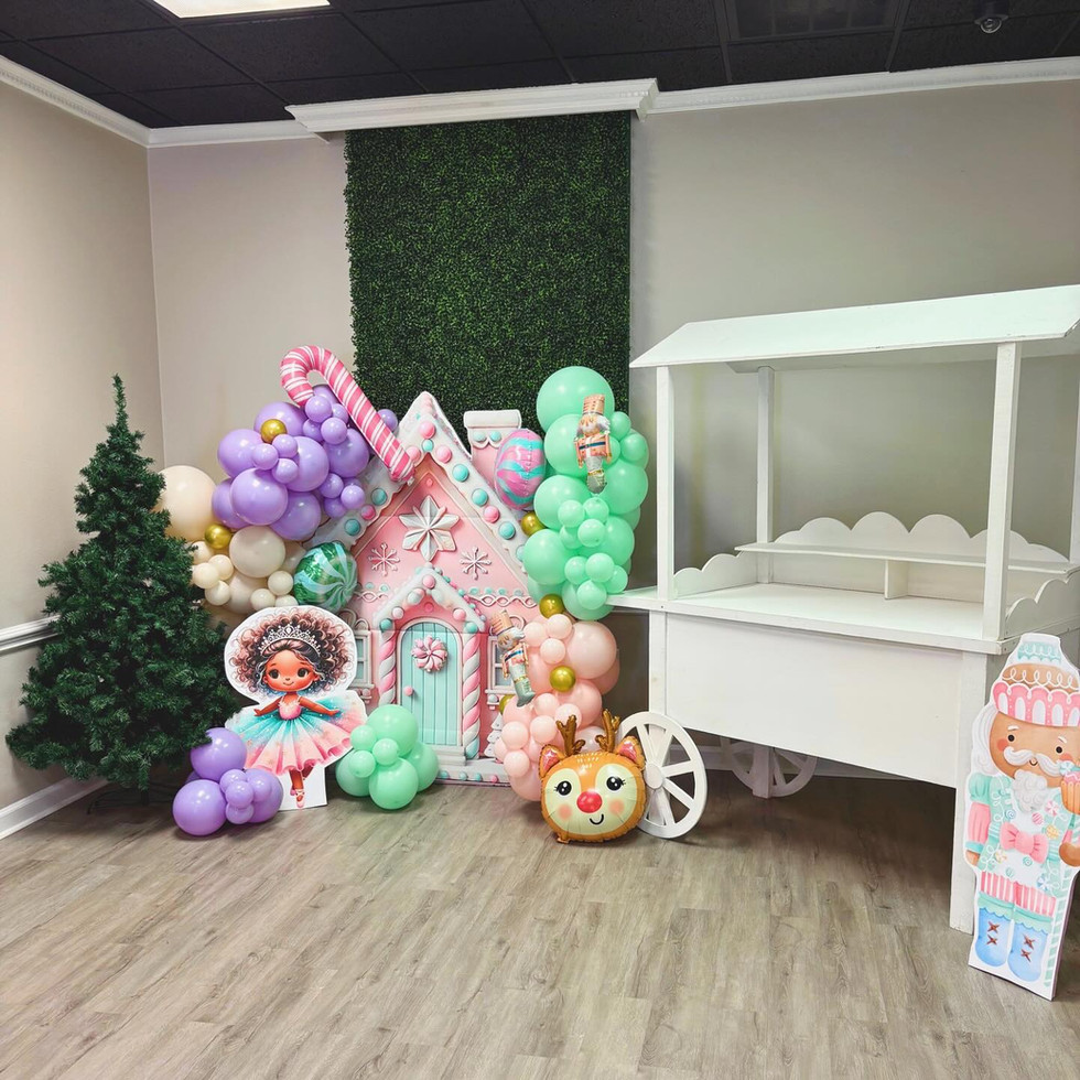 Nutcracker Ballerina with Dessert Cart