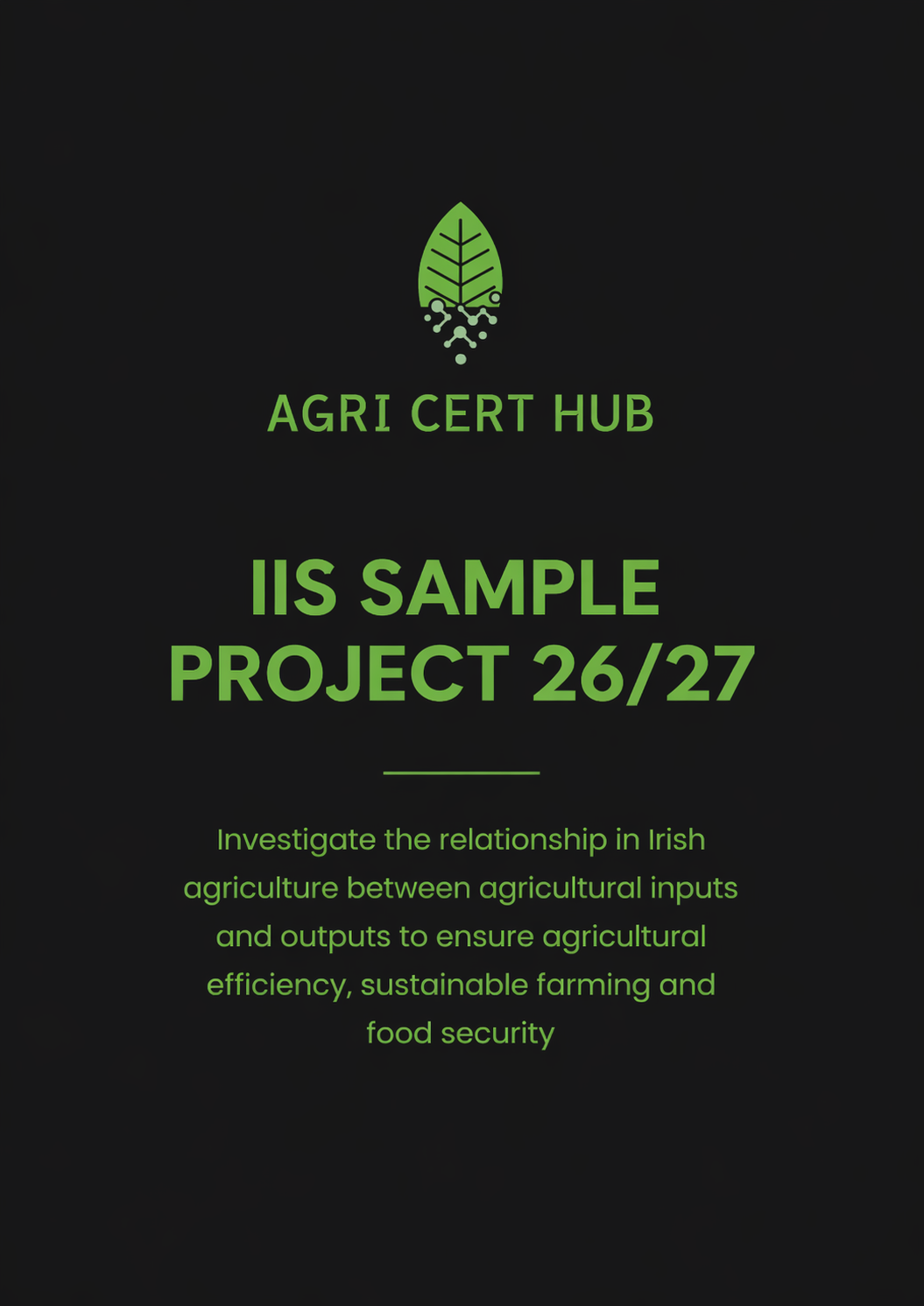 IIS Sample Project 26/27