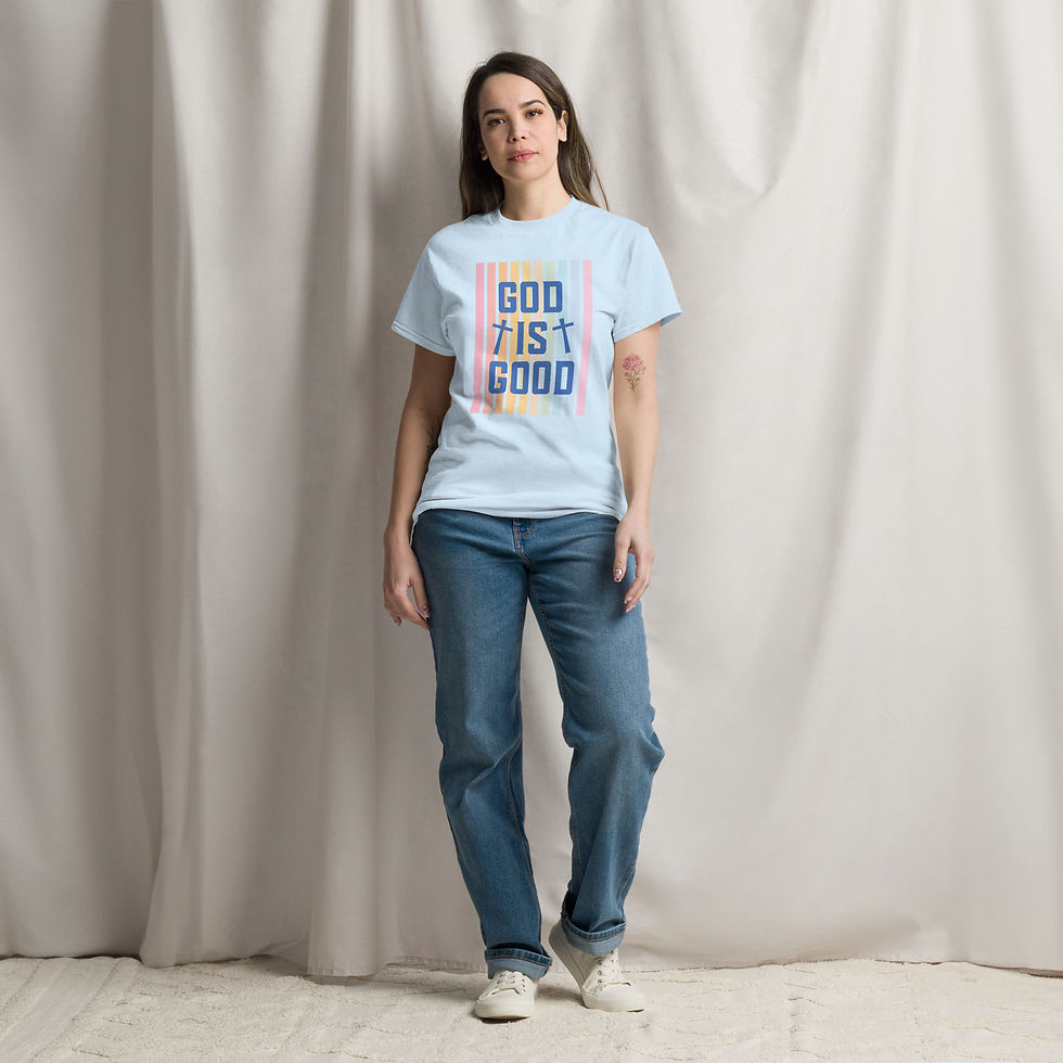 Thumbnail: God is Good Motivational Religious Inspirational T Shirt