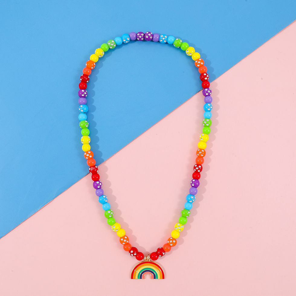 Thumbnail: Kids Costume Bead Accessories Jewelry Making Kits for Kids Necklace Set