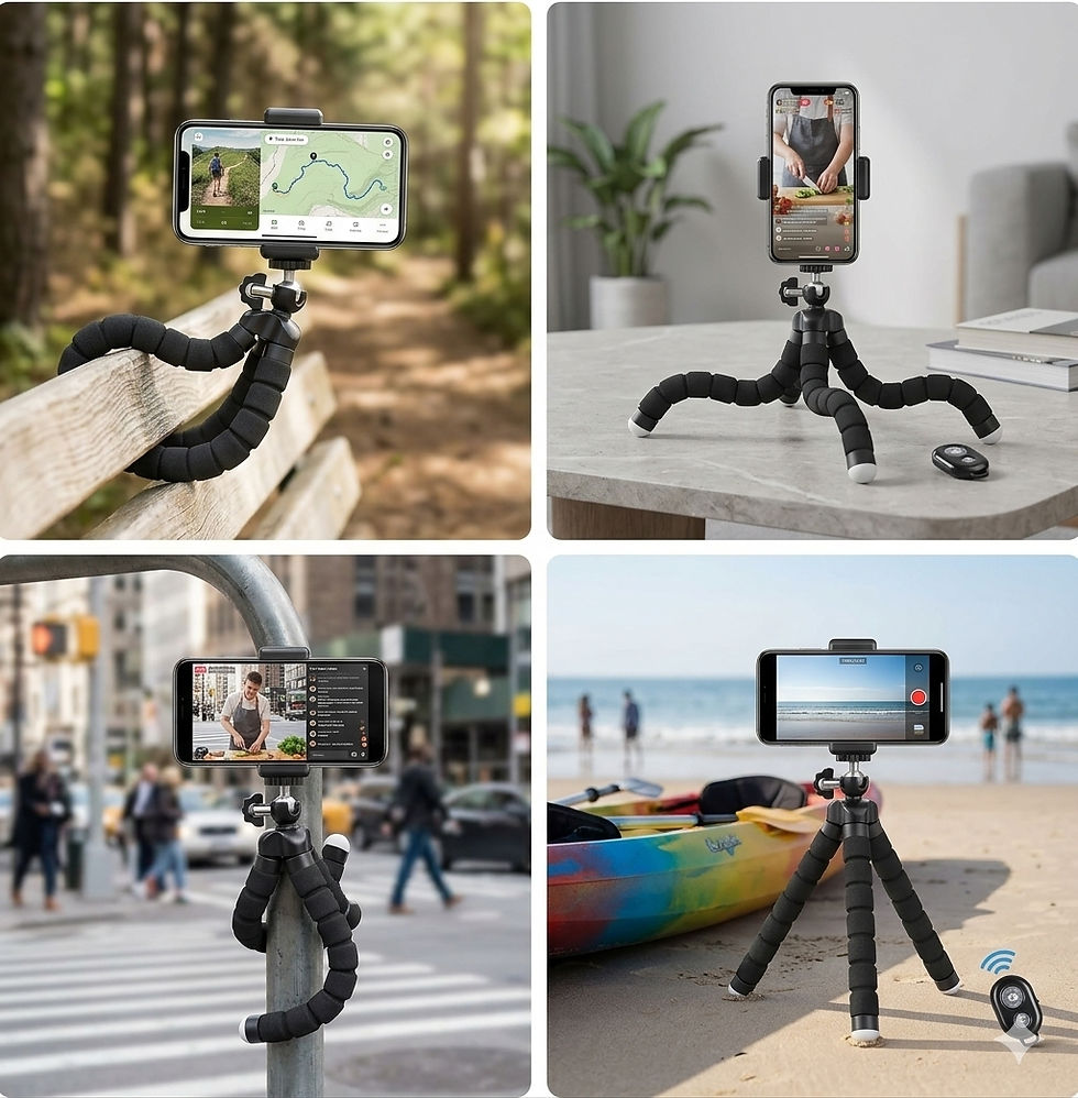 Miniatura: FlexPod 360 - Tripé Flexível para Telemóvel com Comando Bluetooth