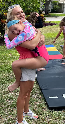 Sierra hugging athlete