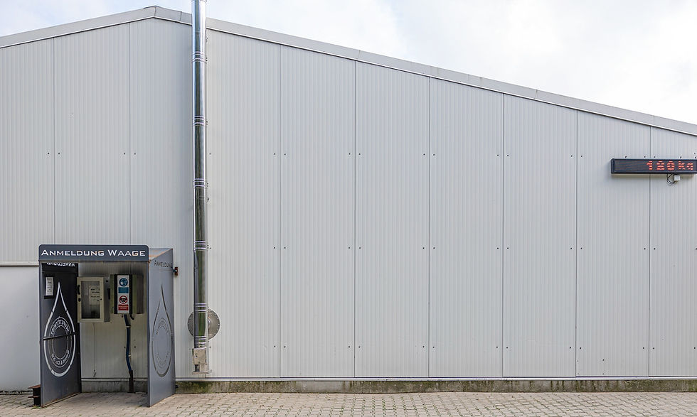 Lagerhalle der Neufett Twist GmbH & Co. KG