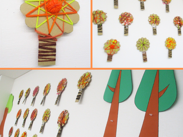 10月工作のおしらせ~秋の空と紅葉する樹木~