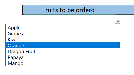 how do i create a drop-down list in excel