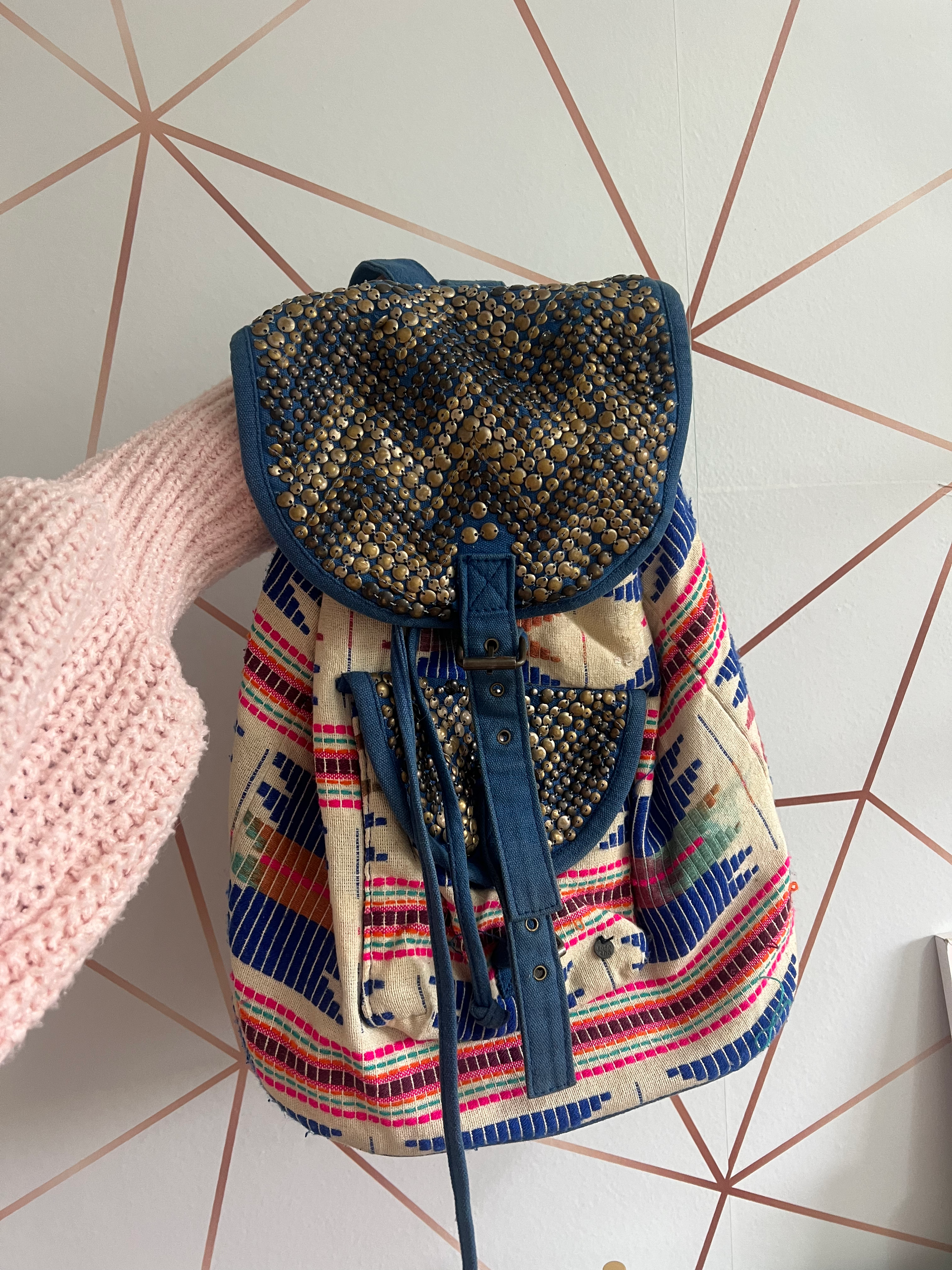 MOCHILA ROSA CHÁ