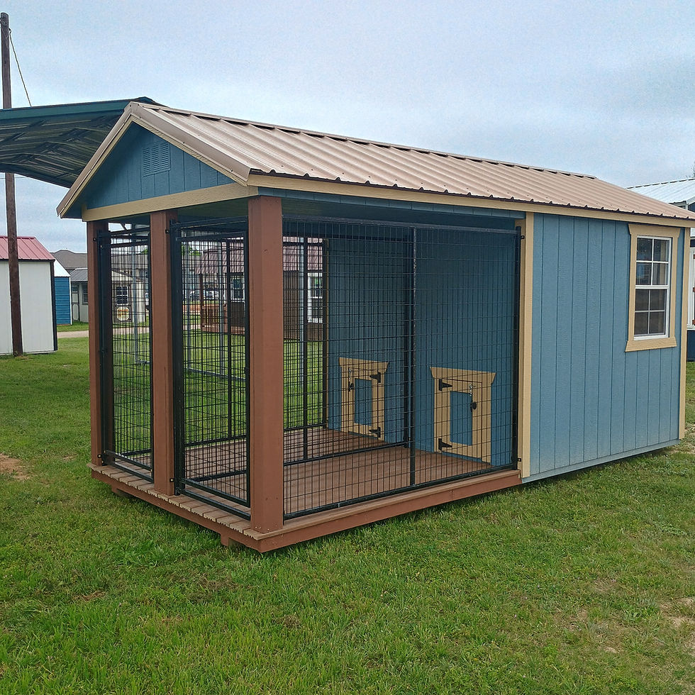8x16 Two Dog Kennel