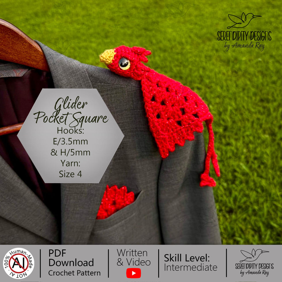 Large Pocket Phoenix crochet pattern