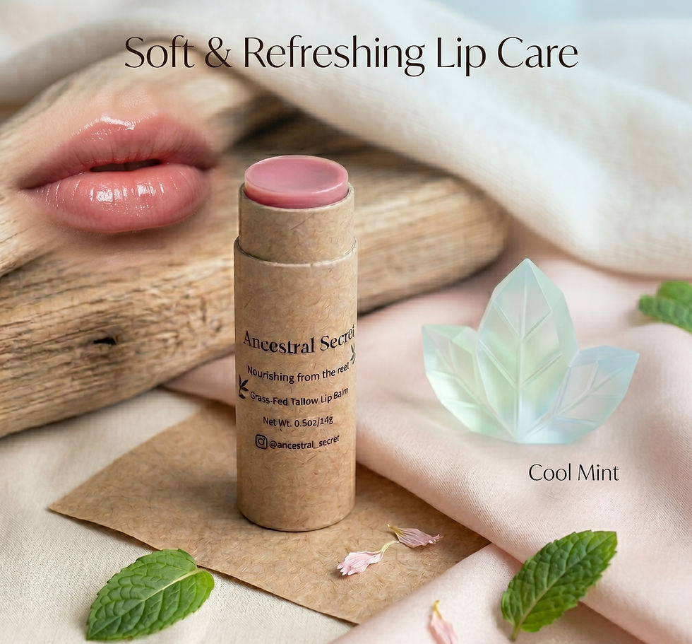 Thumbnail: soft hydrated lips peppermint freshness natural lip care concept