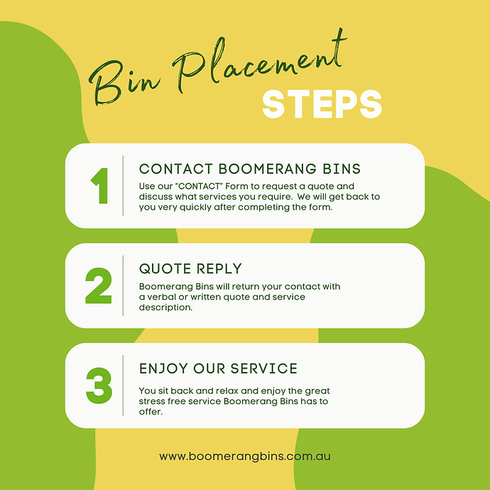 Boomerang Bins Perth Bin Removal and Placement Service
