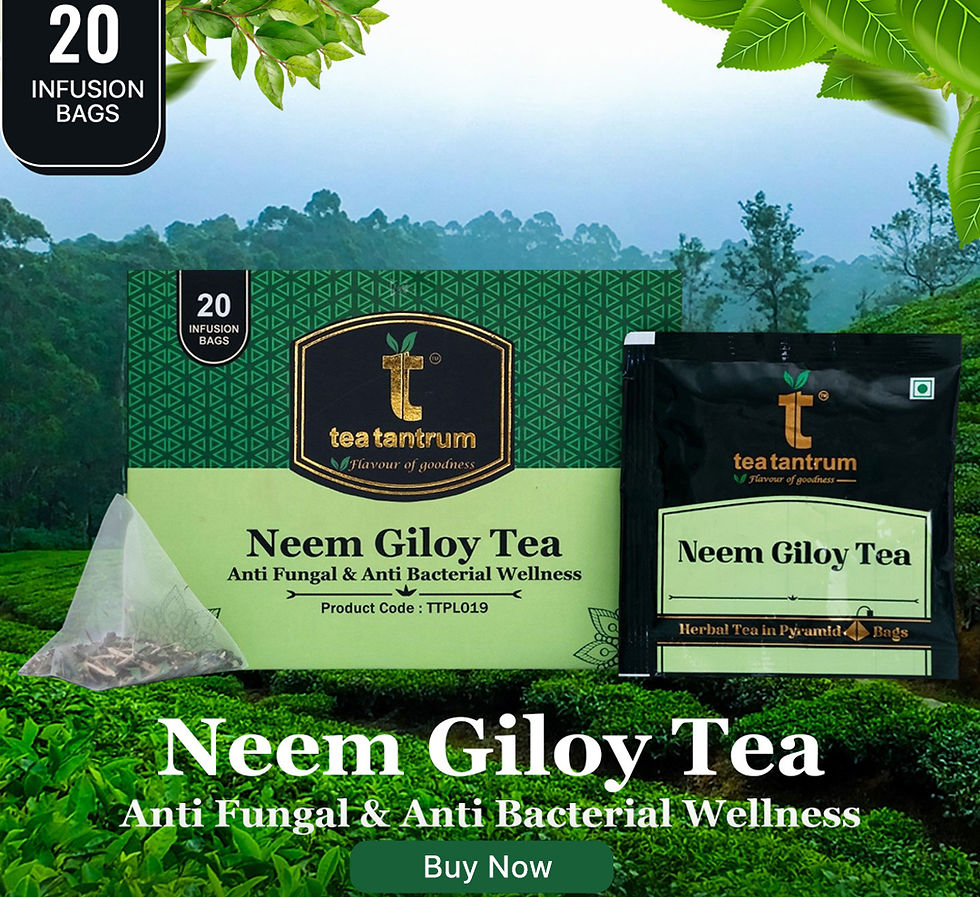 Thumbnail: Tea Tantrum Green Tea Bags Pack of 20 - Premium Relaxation Blend Natural Refresh