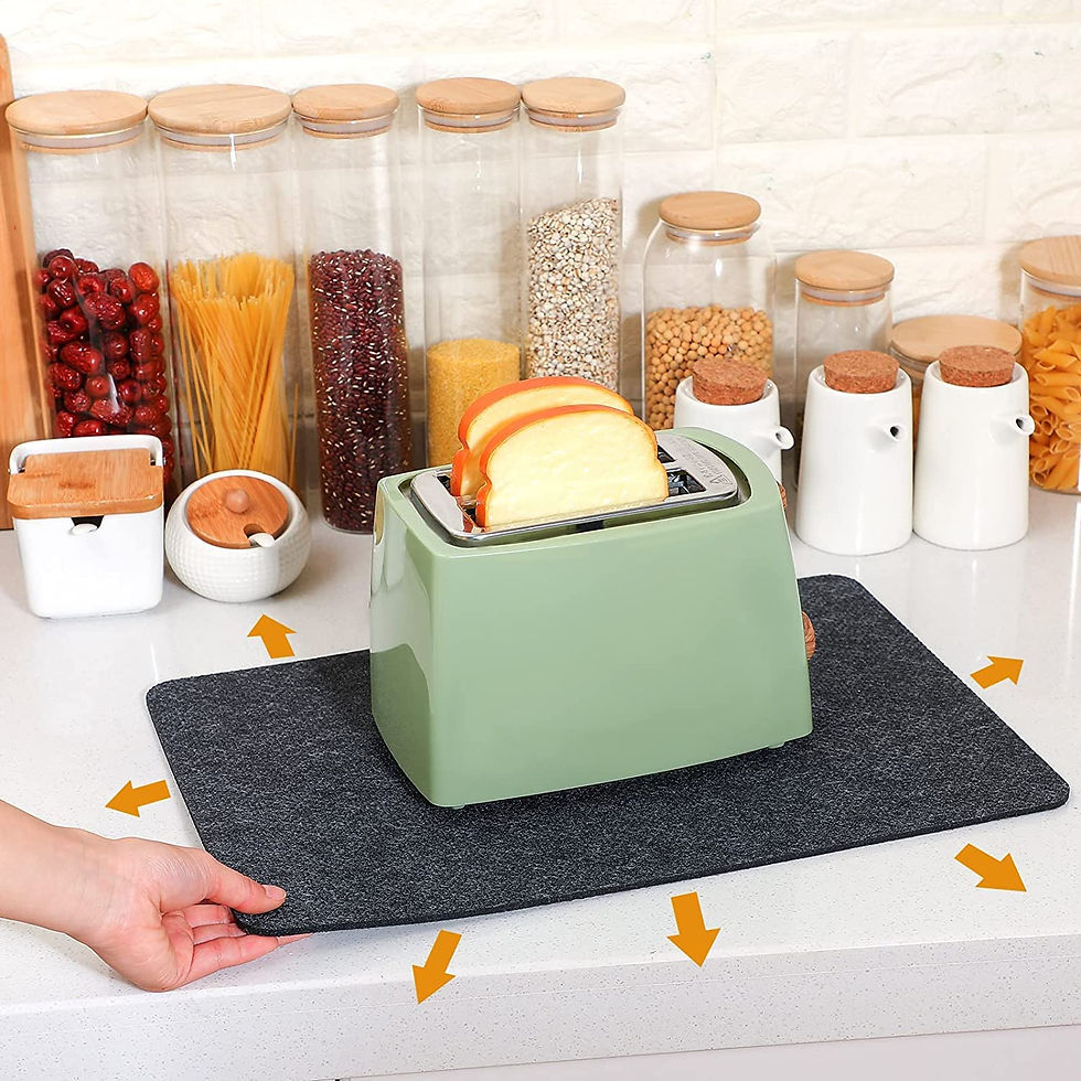 Thumbnail: Heat-Resistant Felt Appliance Mat – Countertop Protector & Slide Pad for Air Fry