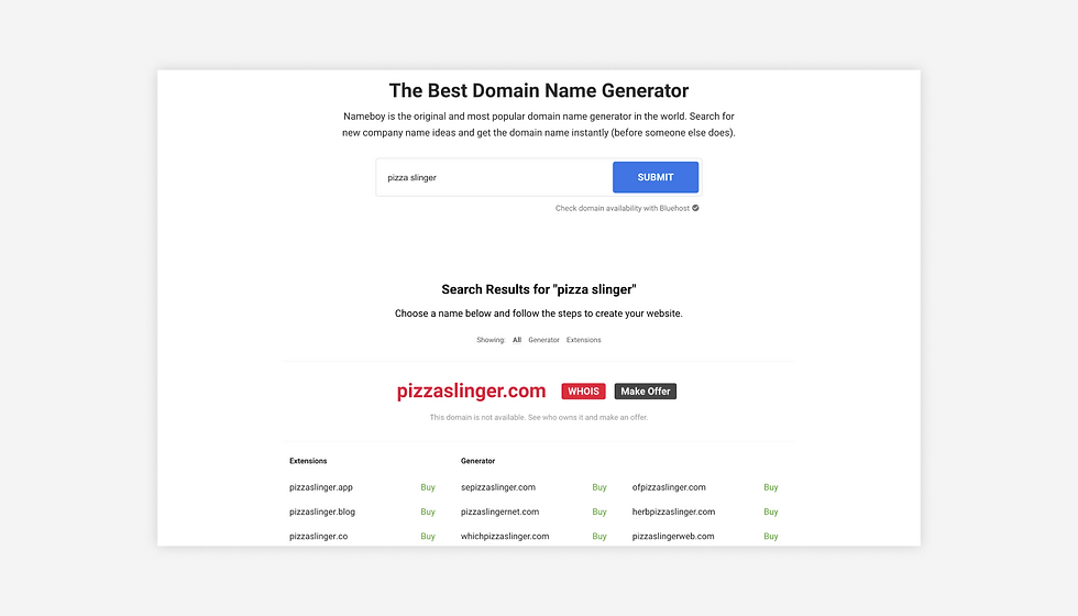 11 Best Domain Name Generators of 2024