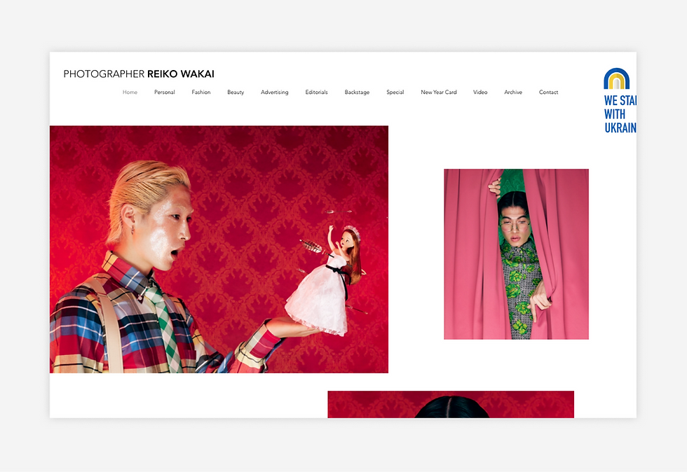 Reiko Wakai's photography portfolio example