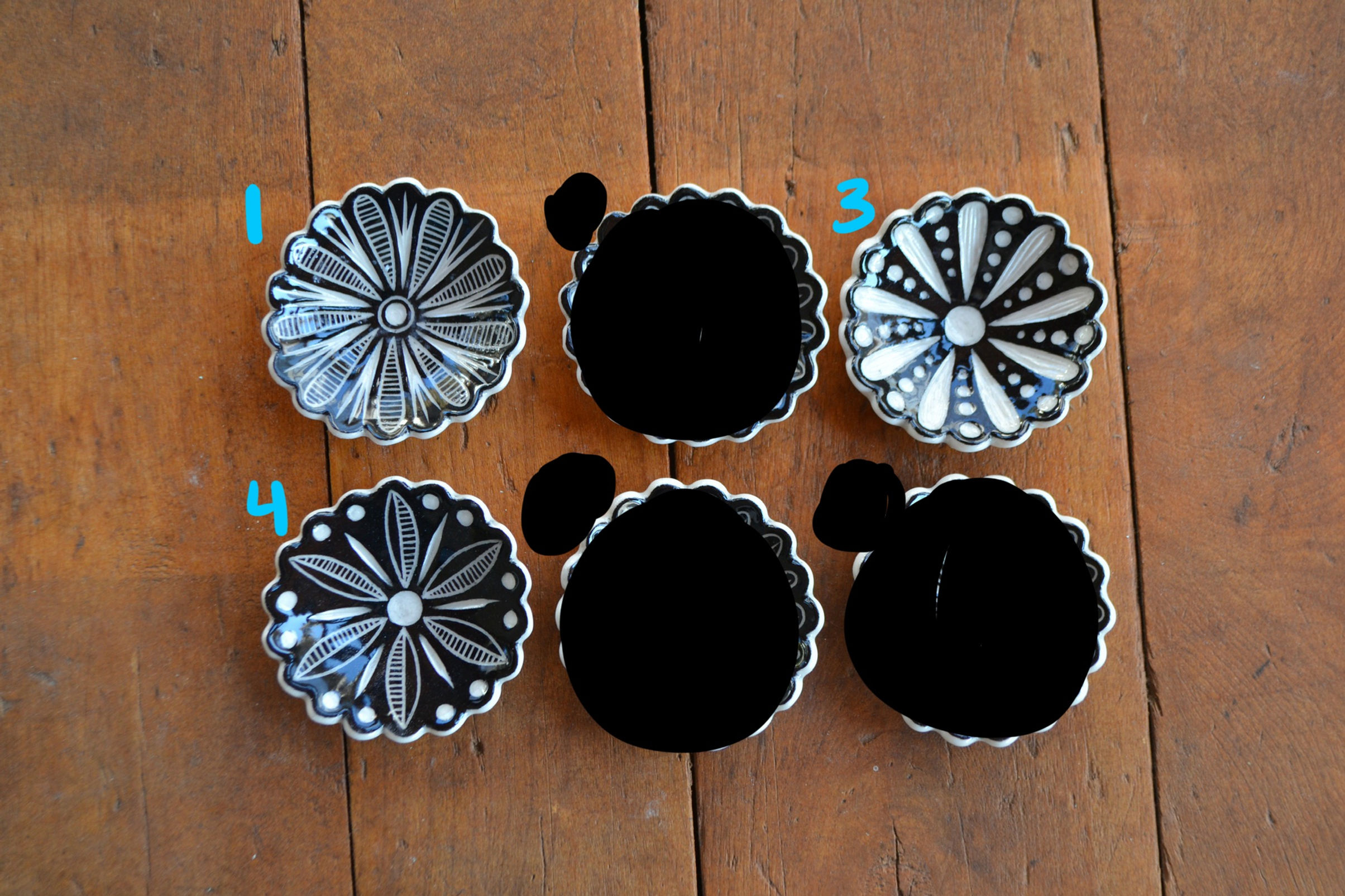 Black MEDIUM 3" ring/trinket dish