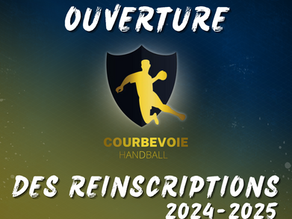 Réinscriptions saison 2024/2025