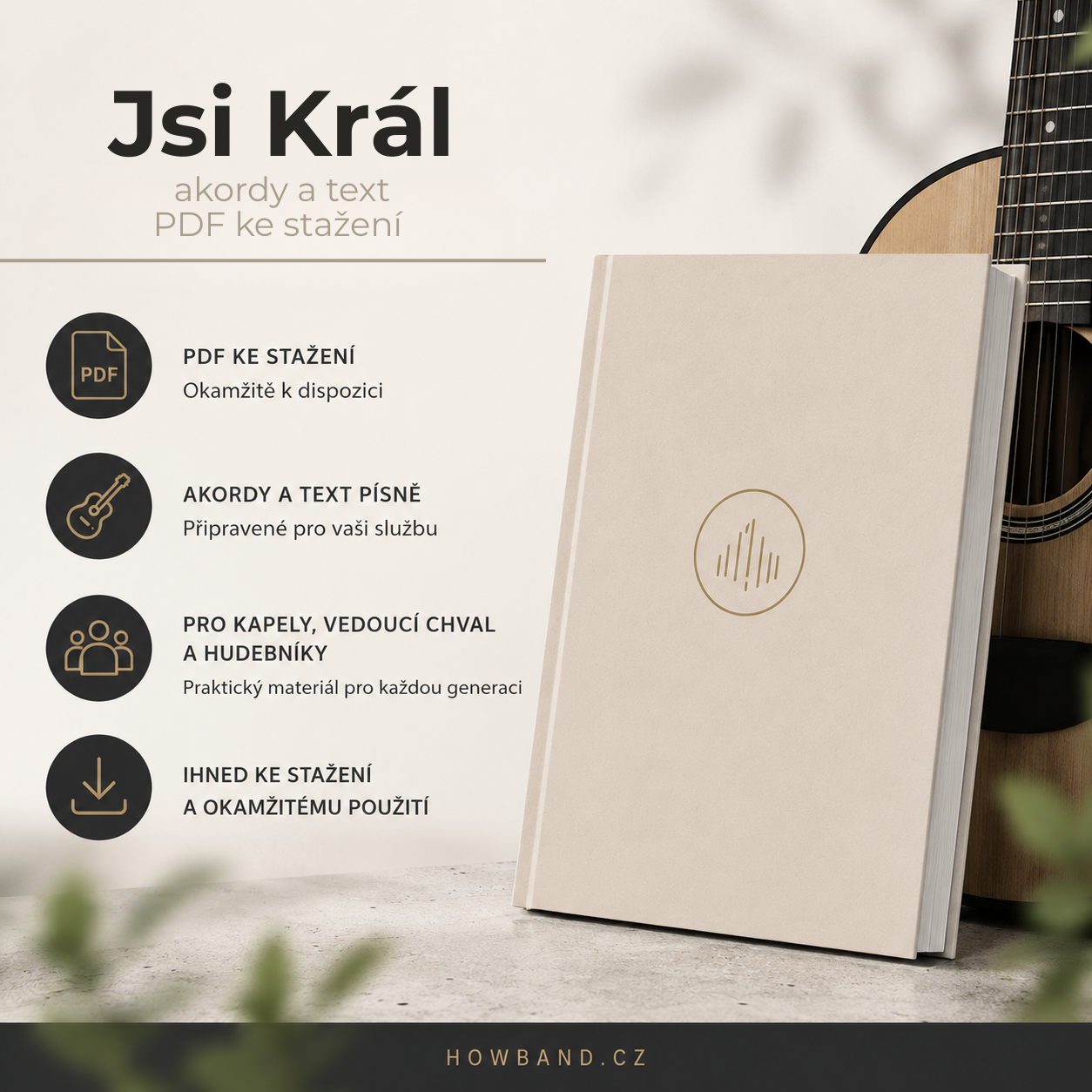 Jsi Král – Akordy a text písně PDF