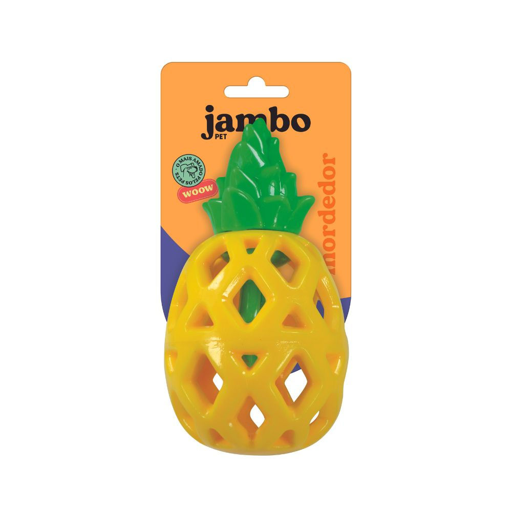 Mordedor Plástico Frutas Jambo Pet 