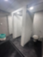 Tilet Cubicles wrapped using architectural vinyl wrap.