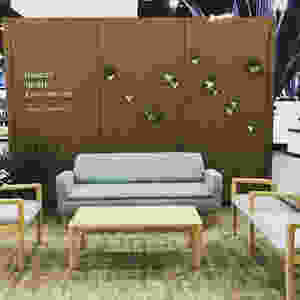 custom wall planters for trade show