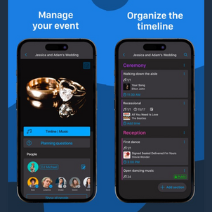 Kona Events uses Vibo to help customers create their playlists and manage their event timeline