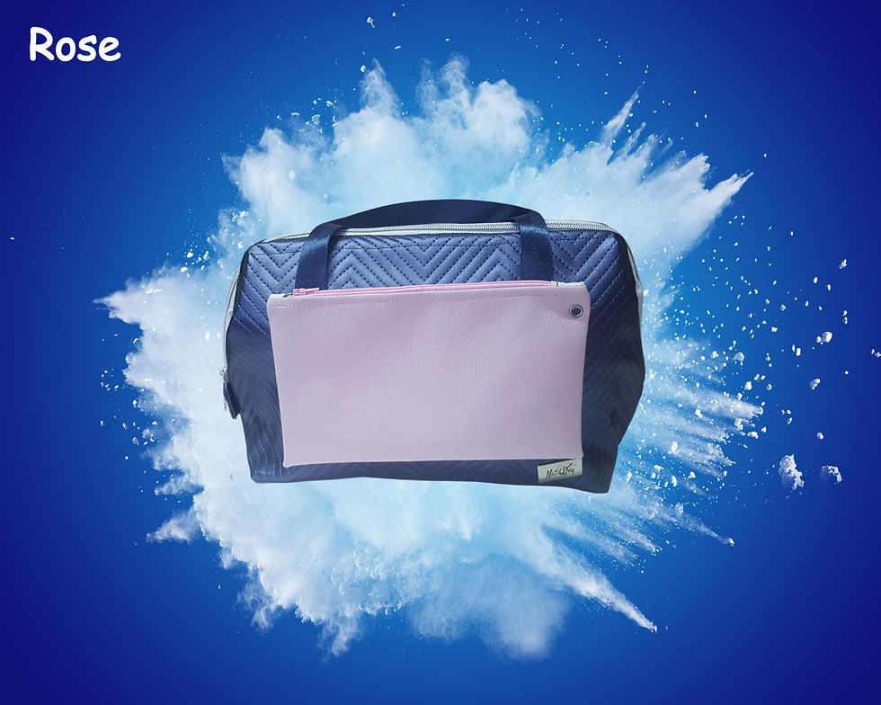 Miniature :  A Little Magik, la pochette magnétique - SIMILI CUIR ROSE