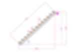 Miniature : PLAN ESCALIER DROIT LIMON CENTRAL 13 marches