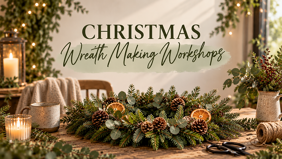Christmas Wreath Making Workshops 🎄
