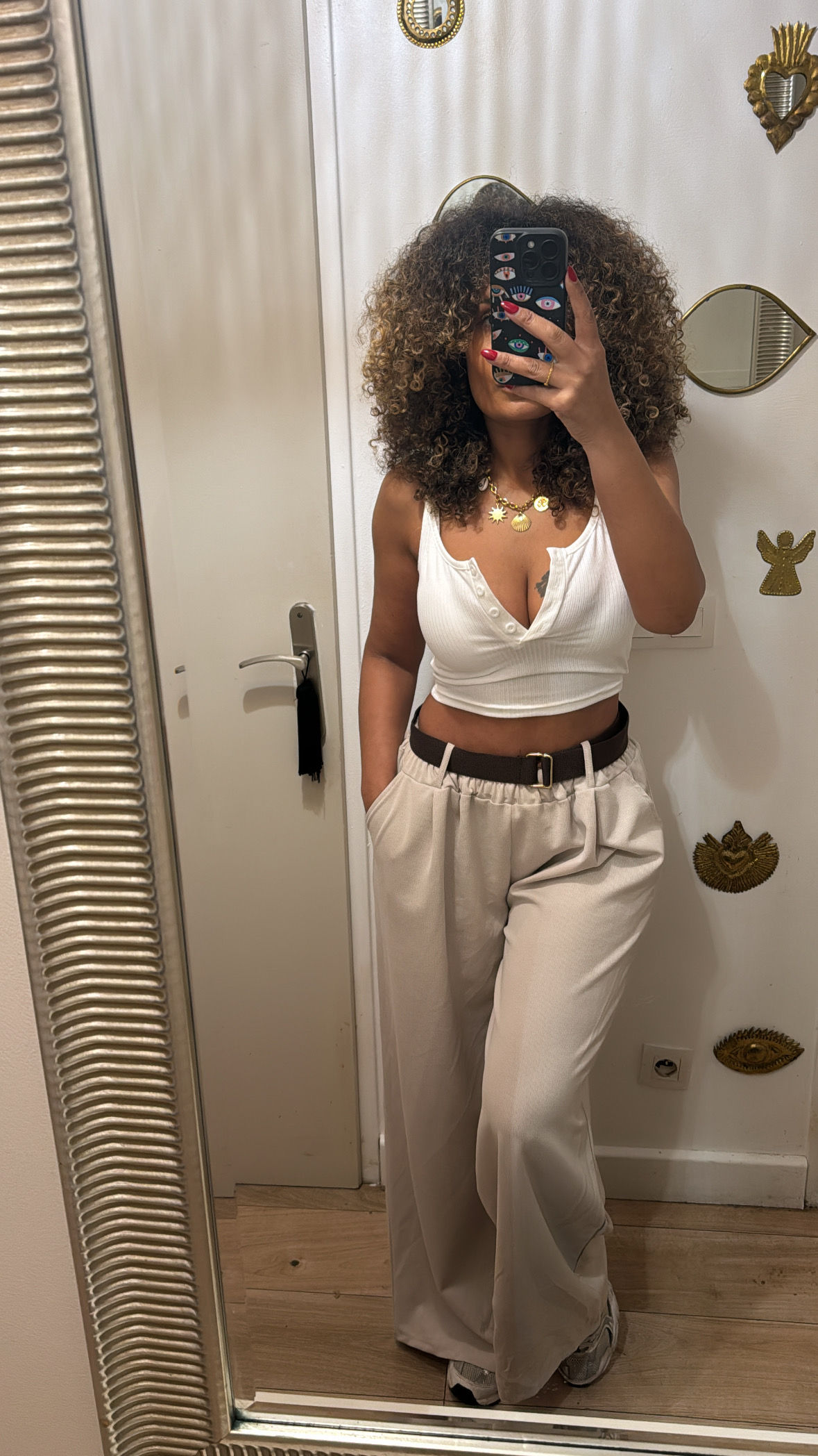 Pantalon MEL ( beige ) CURVES