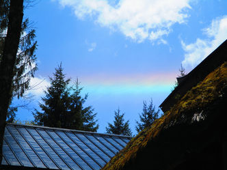 戸隠の空に神様が