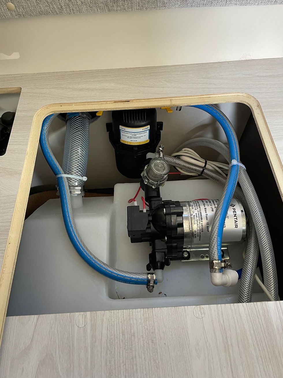 Erweiterung d. Wassersystems durch einen Druckausgleichsbehälter