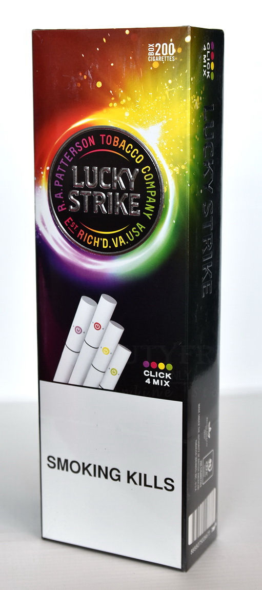 Lucky Strike Click 4 Mix 1 เม็ดบีบ (1 คอตตอน)