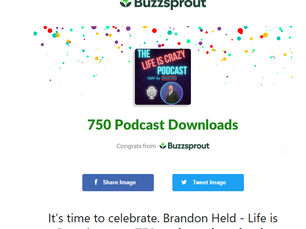 750 Downloads in just over 2 months