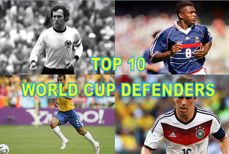 Top 10 World Cup Defenders