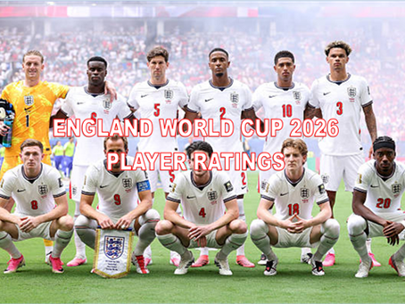 England World Cup 2026 Player Ratings
