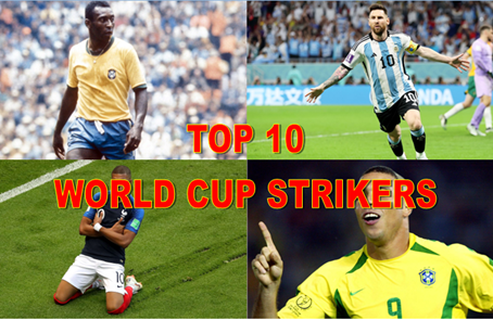 Top 10 World Cup Strikers