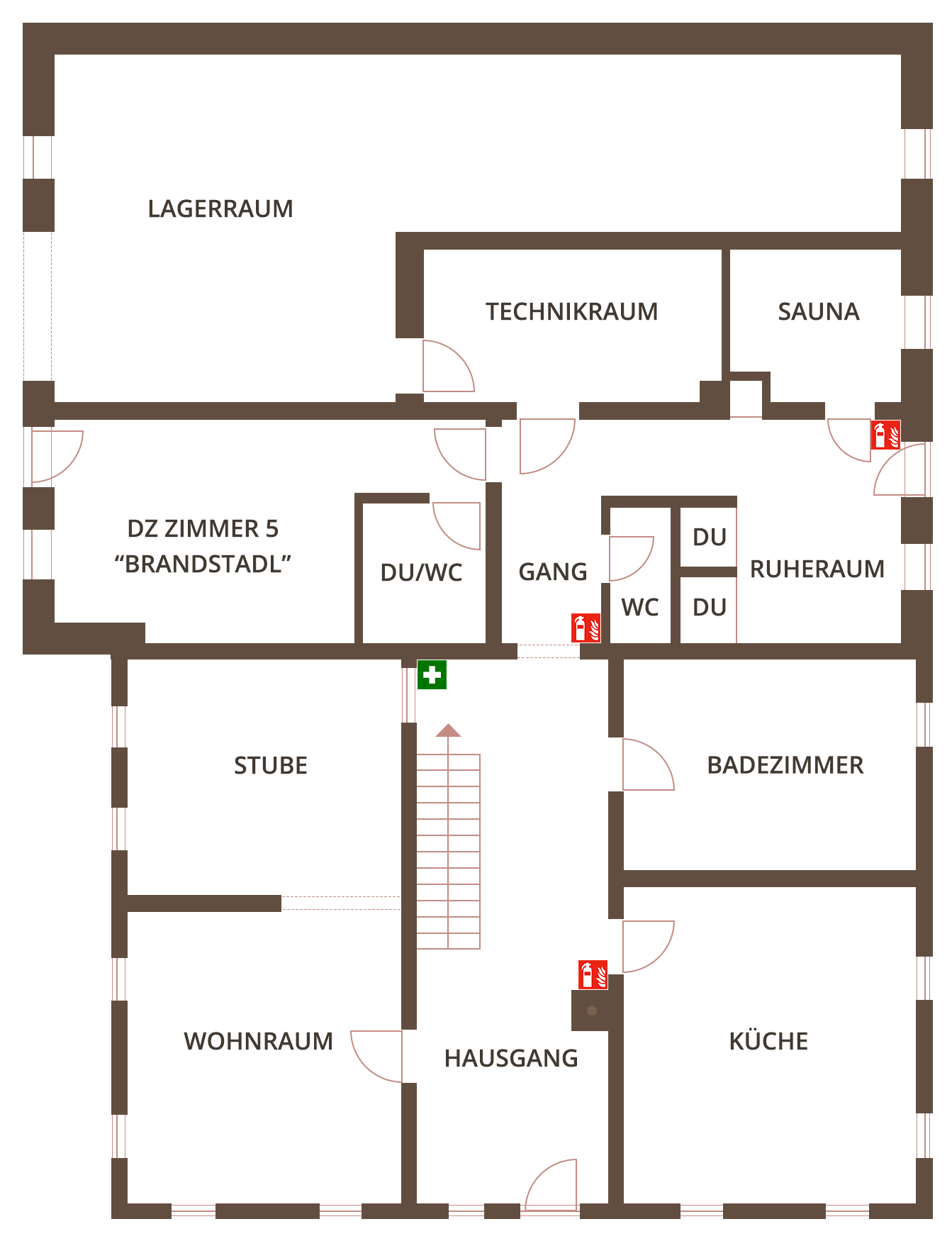 Nobahof Ausstattung Erdgeschoss