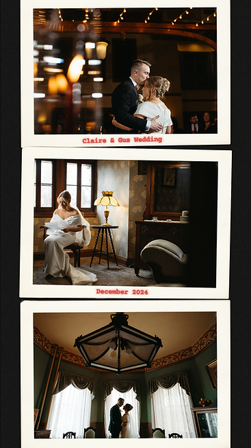 Black Retro Polaroid Frame Happy Holidays Instagram Story.png