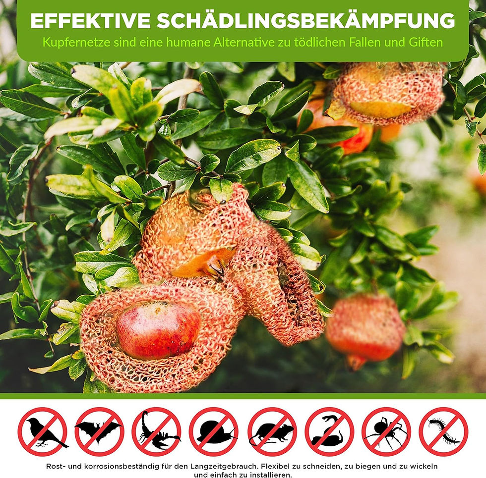 Miniaturbild: Schneckennetz Kupfer zum Schutz vor Schnecken in Beeten | Mäuseabwehr
